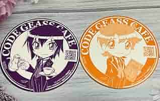 コードギアス　1番カフェ　コースター コードギアス 奪還のロゼ アートギャラリーカフェ コースター